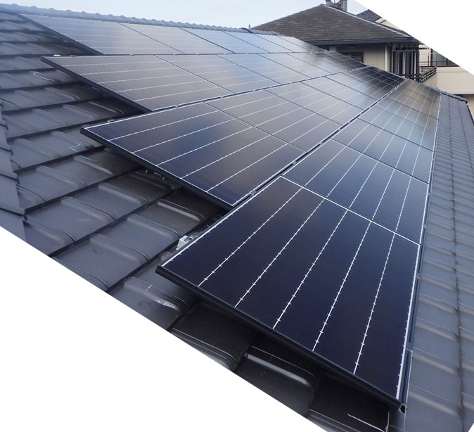 太陽光発電システムの設置