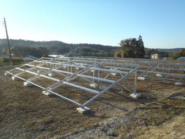 君津市 S様邸　太陽光野立て