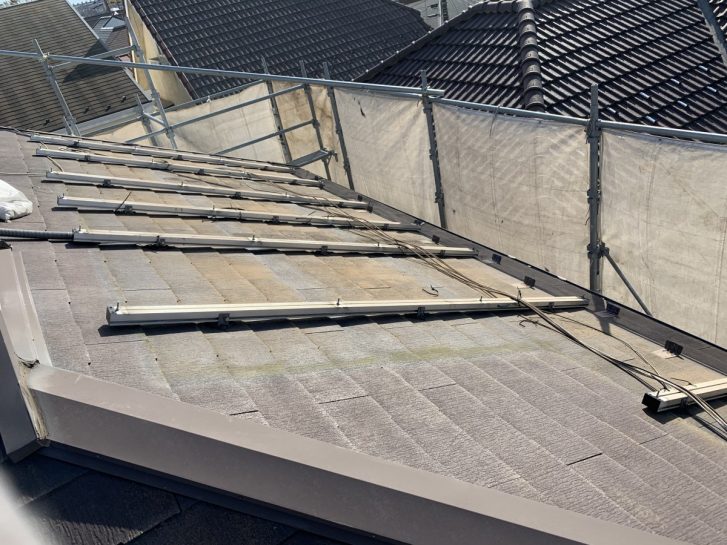 太陽光パネル　脱着工事