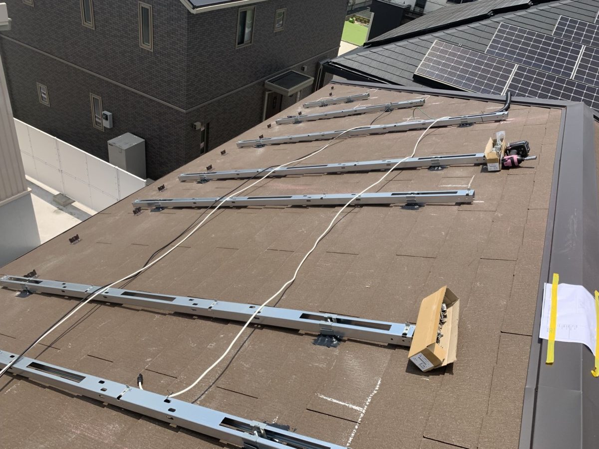 野田市　O様邸　太陽光パネル設置工事