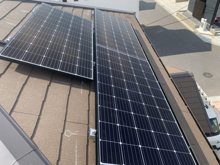 野田市　O様邸　太陽光パネル設置工事